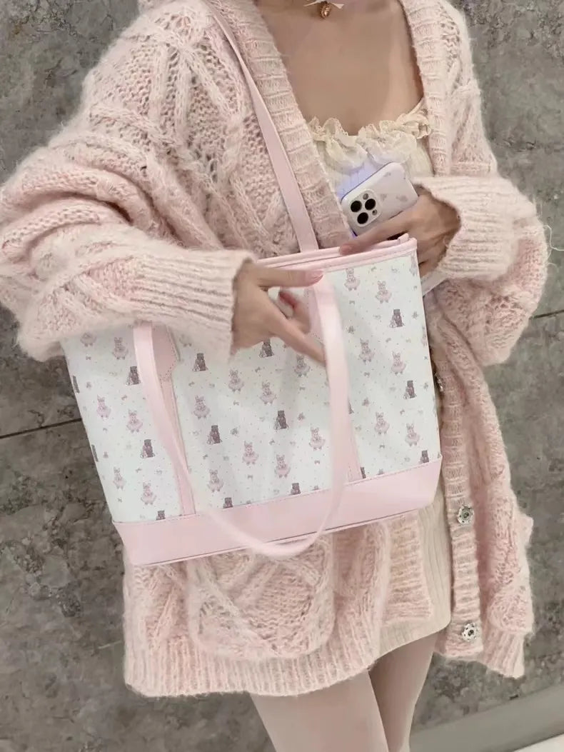 Lolita Rabbit Bear Tote Bag (Pre-Order)