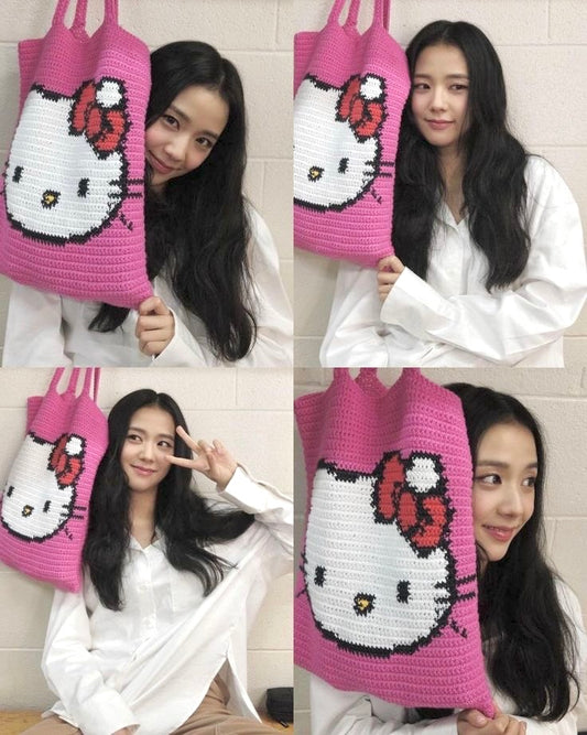 Hello Kitty Knitted Tote Bag (Pre-Order)