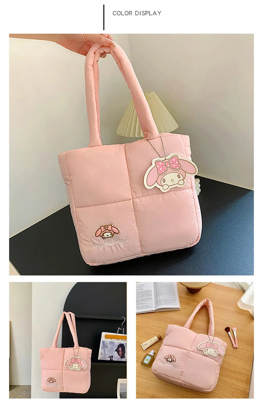 Sanrio Puffer Bag (Pre-order)