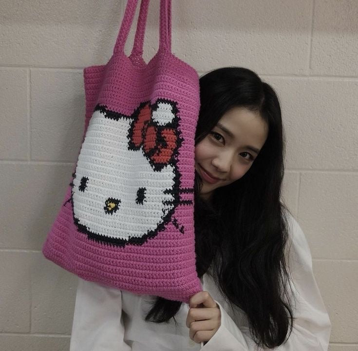 Hello Kitty Knitted Tote Bag (Pre-Order)