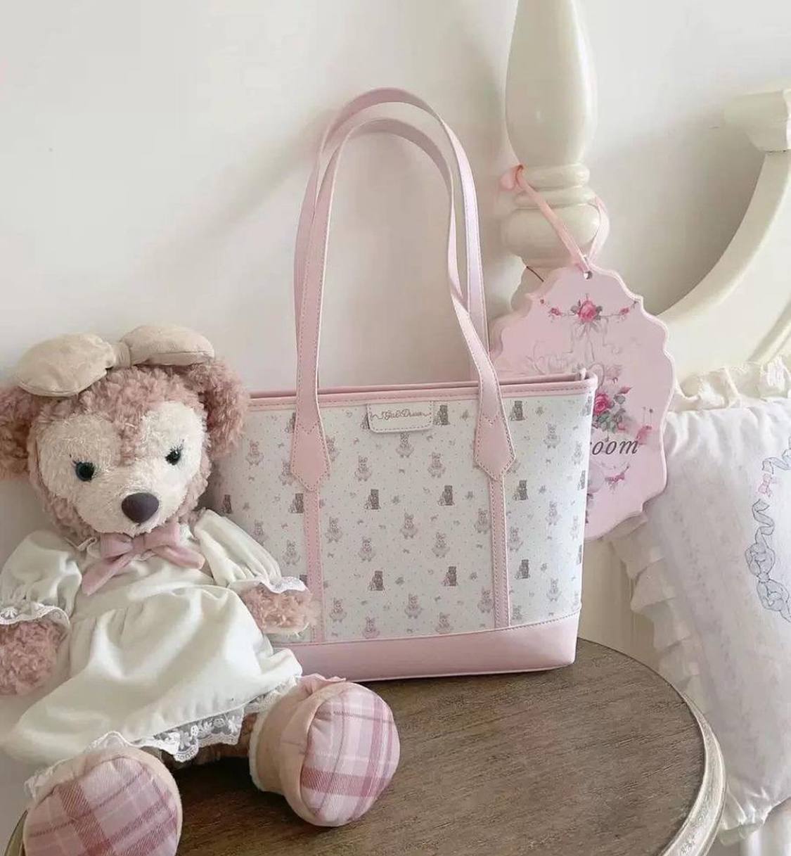 Lolita Rabbit Bear Tote Bag (Pre-Order)