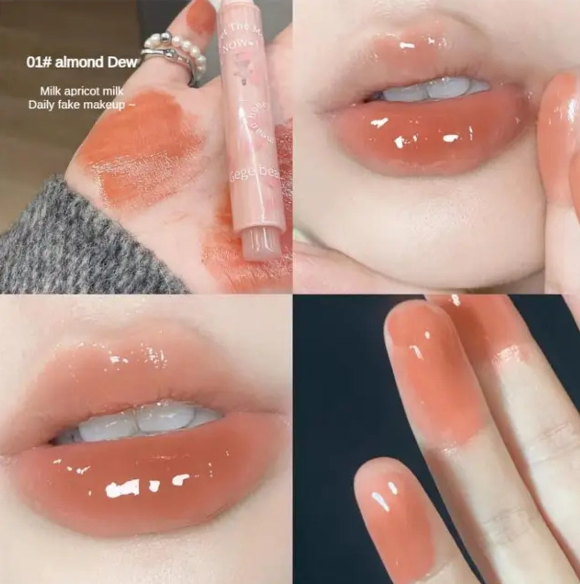 Gege bear lip glaze (Pre-order)