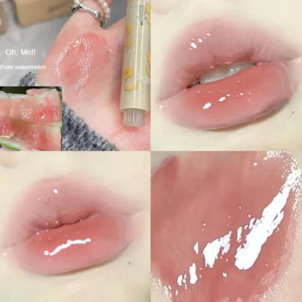 Gege bear lip glaze (Pre-order)