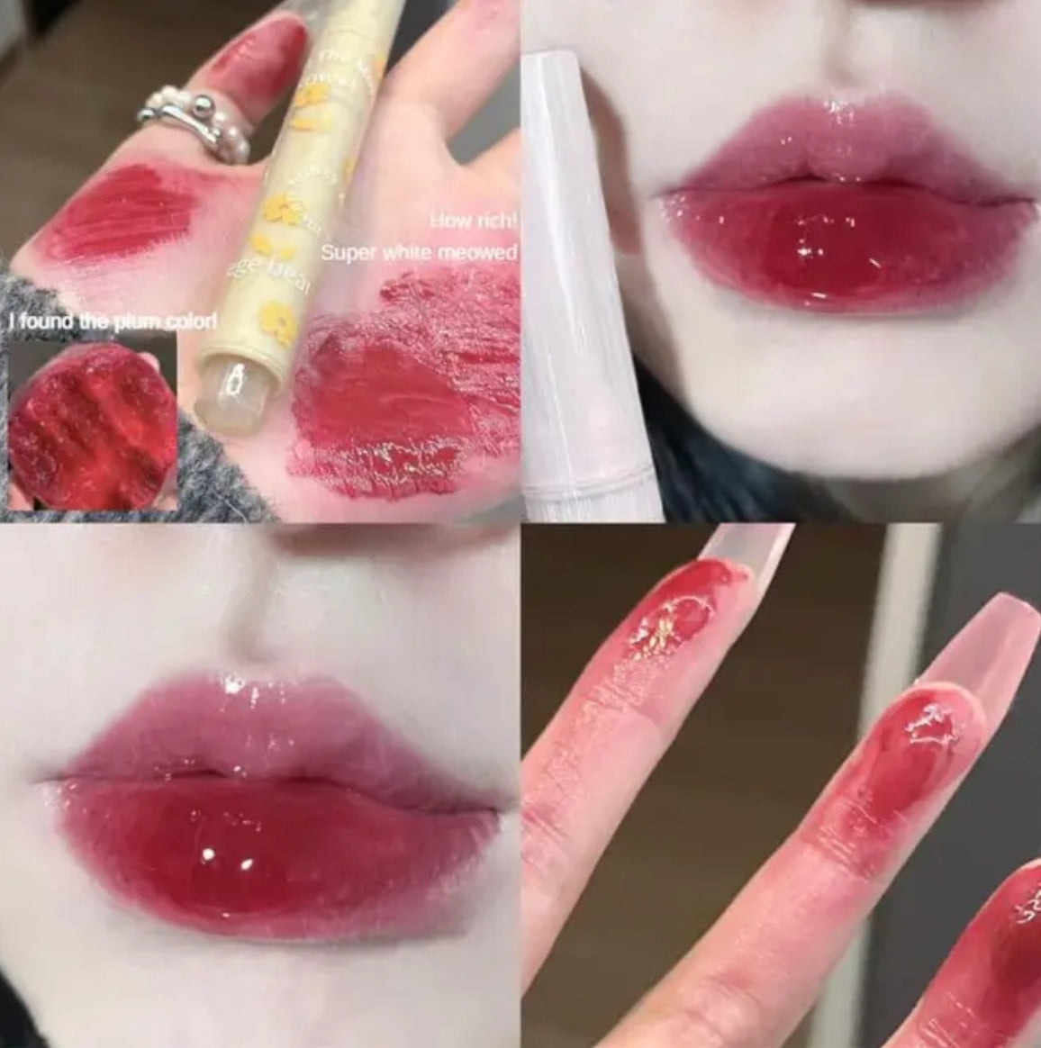 Gege bear lip glaze (Pre-order)