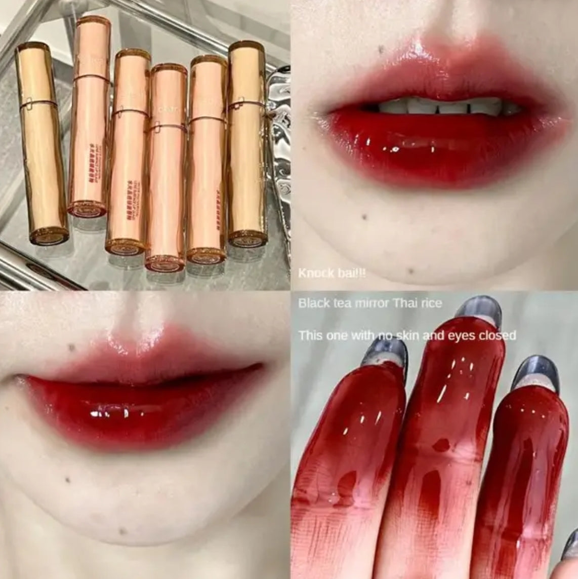 Gege bear lip glaze (Pre-order)