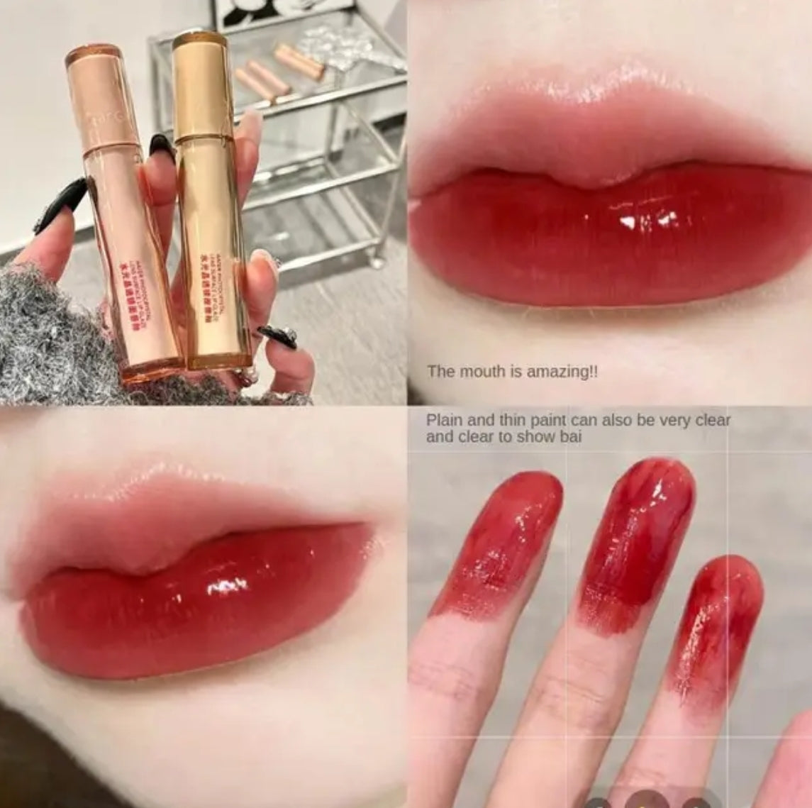 Gege bear lip glaze (Pre-order)