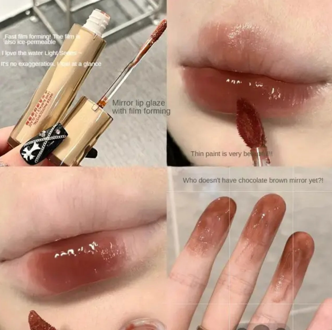 Gege bear lip glaze (Pre-order)