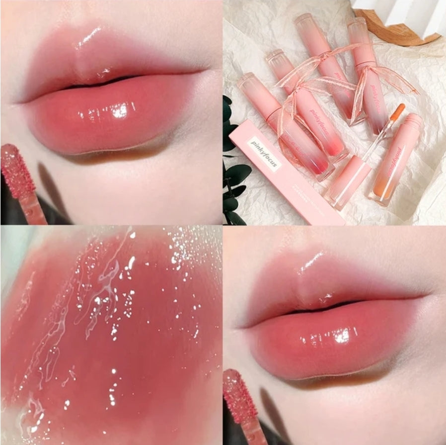 Pinky focus bow lip glaze (Pre-order)