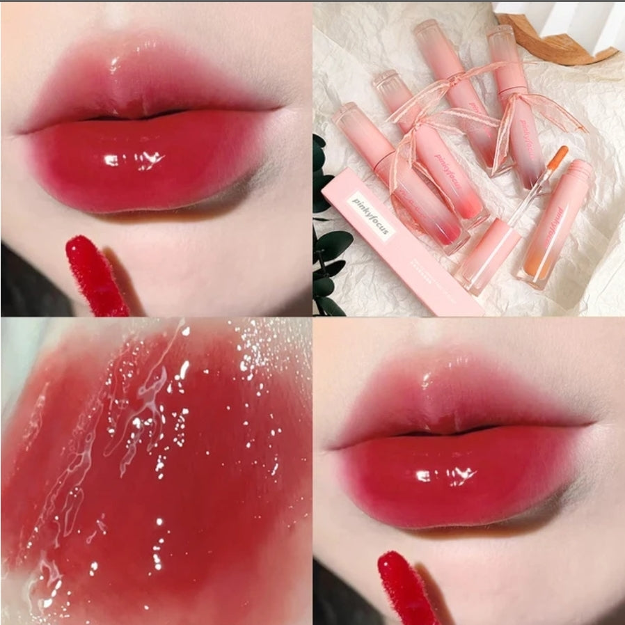 Pinky focus bow lip glaze (Pre-order)