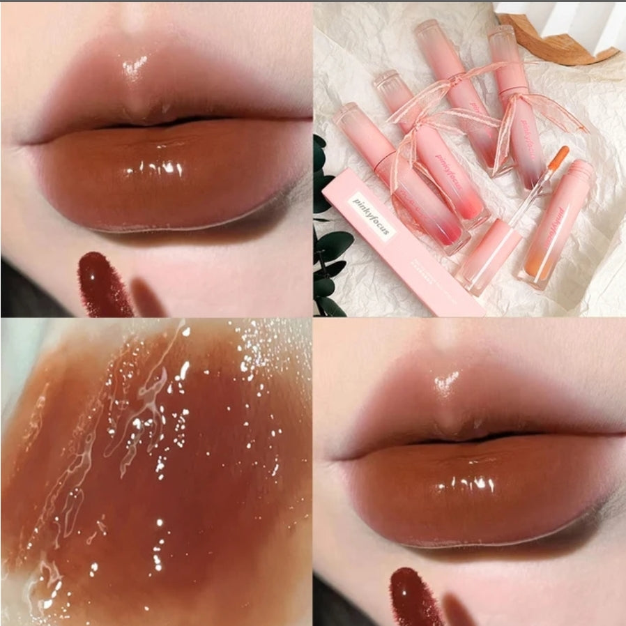 Pinky focus bow lip glaze (Pre-order)