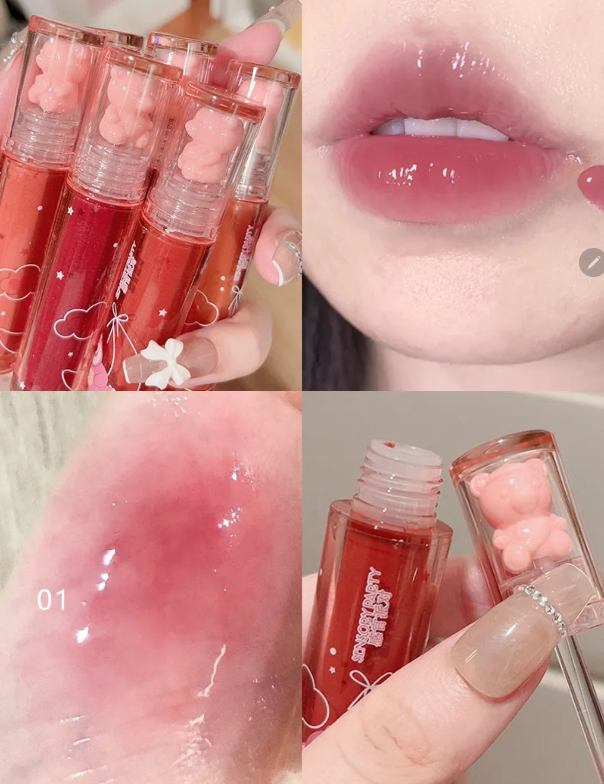 Bear tinted lip oil (Pre-order)